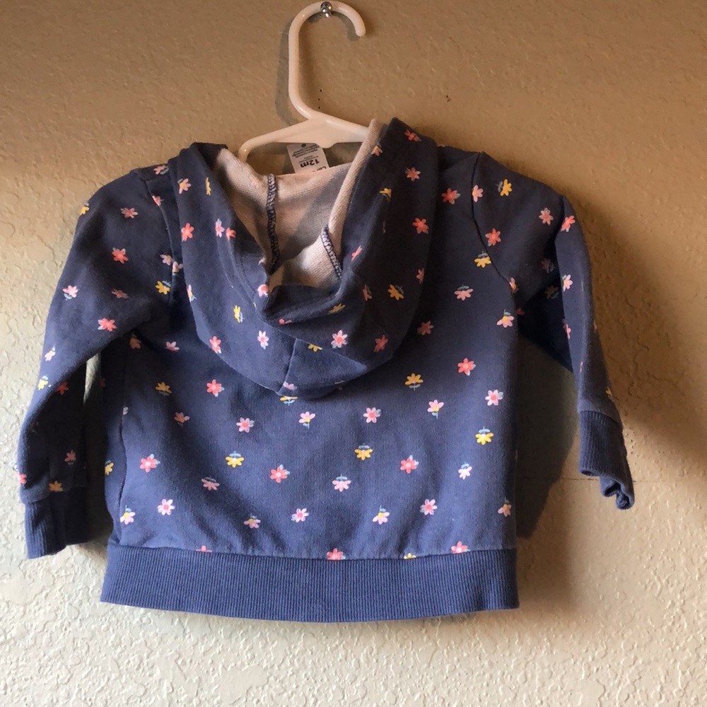 2 Piece Bundle Set Baby Girls Clothes Sz 12 Months; Pants & Hoodie Jacket - Picture 11 of 13